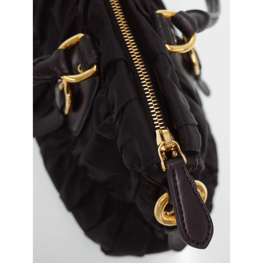 Prada Gathered Gaufre Satchel 2way Shoulder Bag - Picture 7 of 9